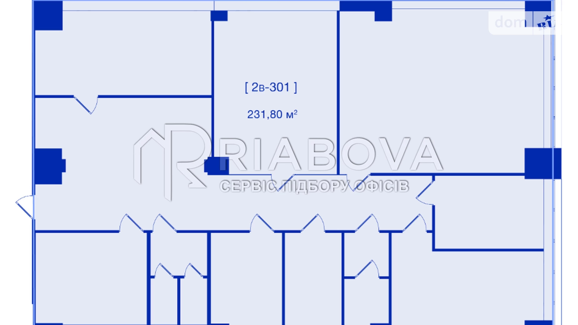 Здається в оренду офіс 231.8 кв. м в бізнес-центрі, цена: 4118 $ - фото 2