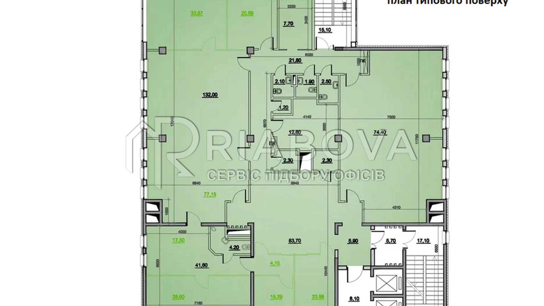 Сдается в аренду офис 403 кв. м в бизнес-центре, цена: 5641 $ - фото 2