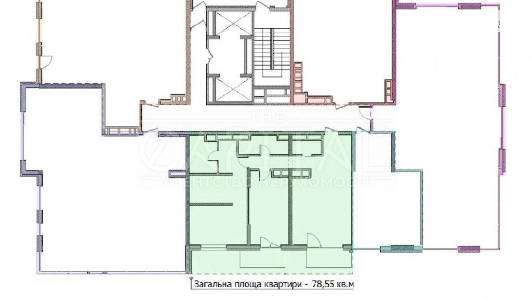 Продается 2-комнатная квартира 79 кв. м в Киеве, ул. Паньковская, 20/82 - фото 3