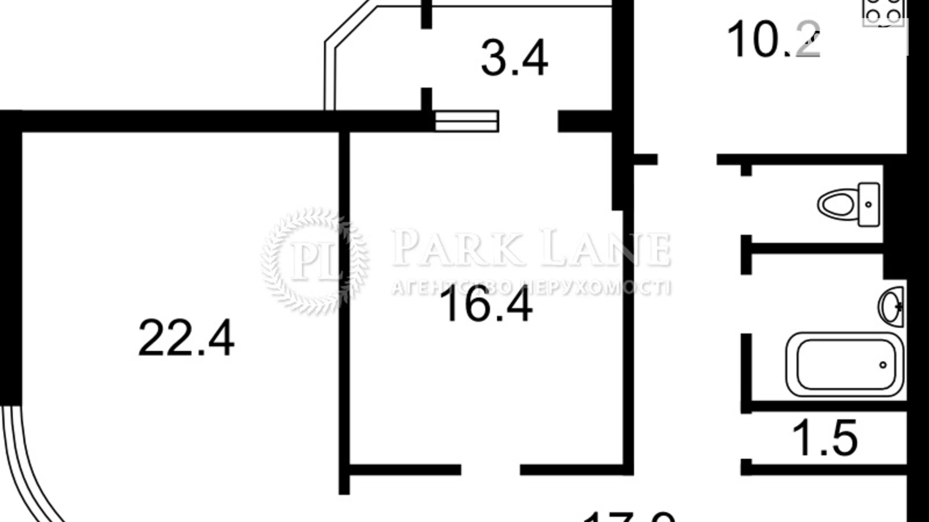 Продается 2-комнатная квартира 77 кв. м в Киеве, ул. Кирилло-Мефодиевская, 2