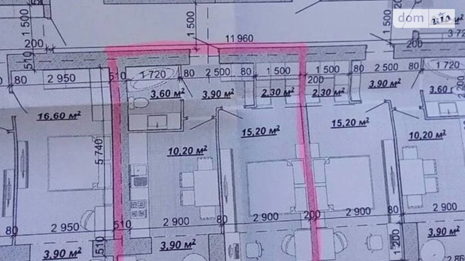 Продается 1-комнатная квартира 39 кв. м в Ивано-Франковске, ул. Княгинин - фото 2