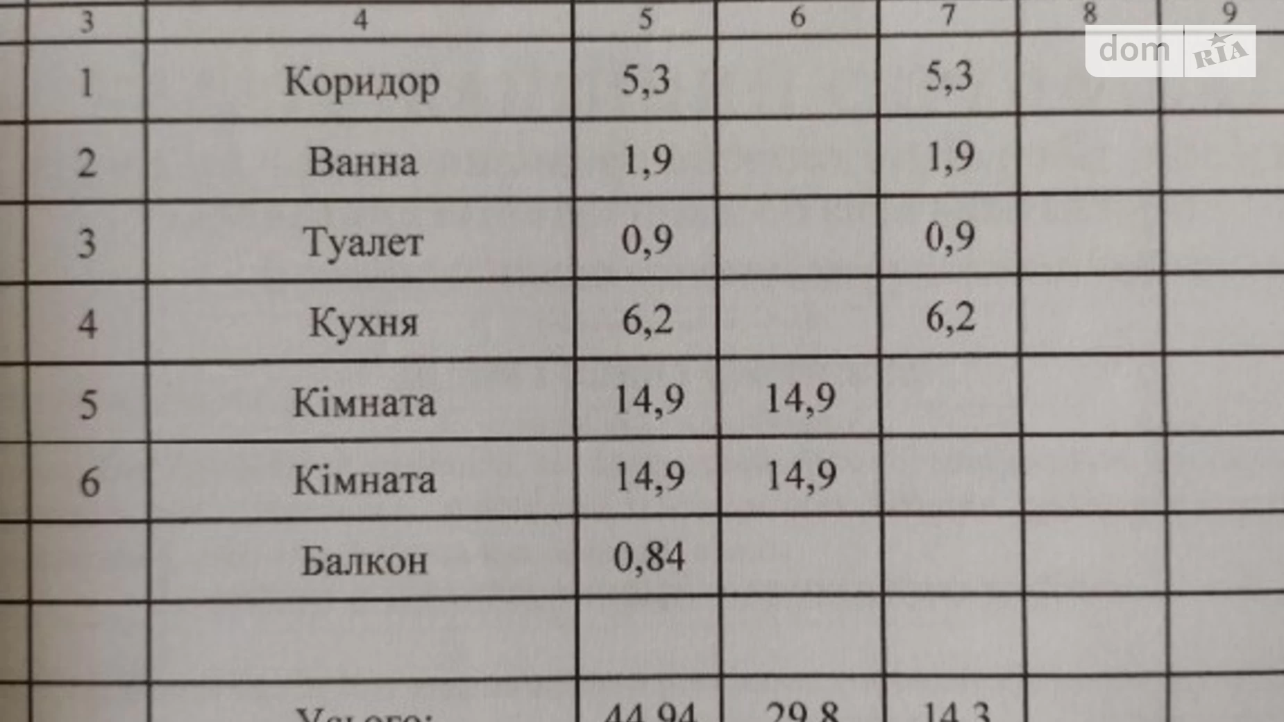 2-комнатная квартира 45 кв. м в Запорожье, ул. Пархоменко