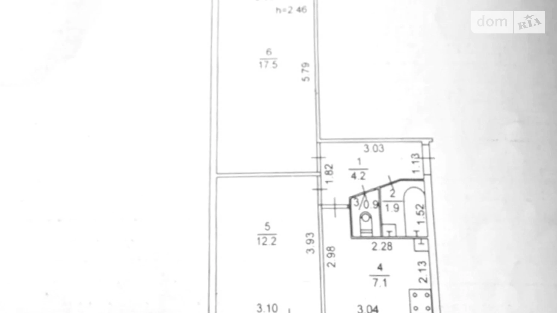 Продается 2-комнатная квартира 46 кв. м в Одессе, ул. Академика Королева, 68А