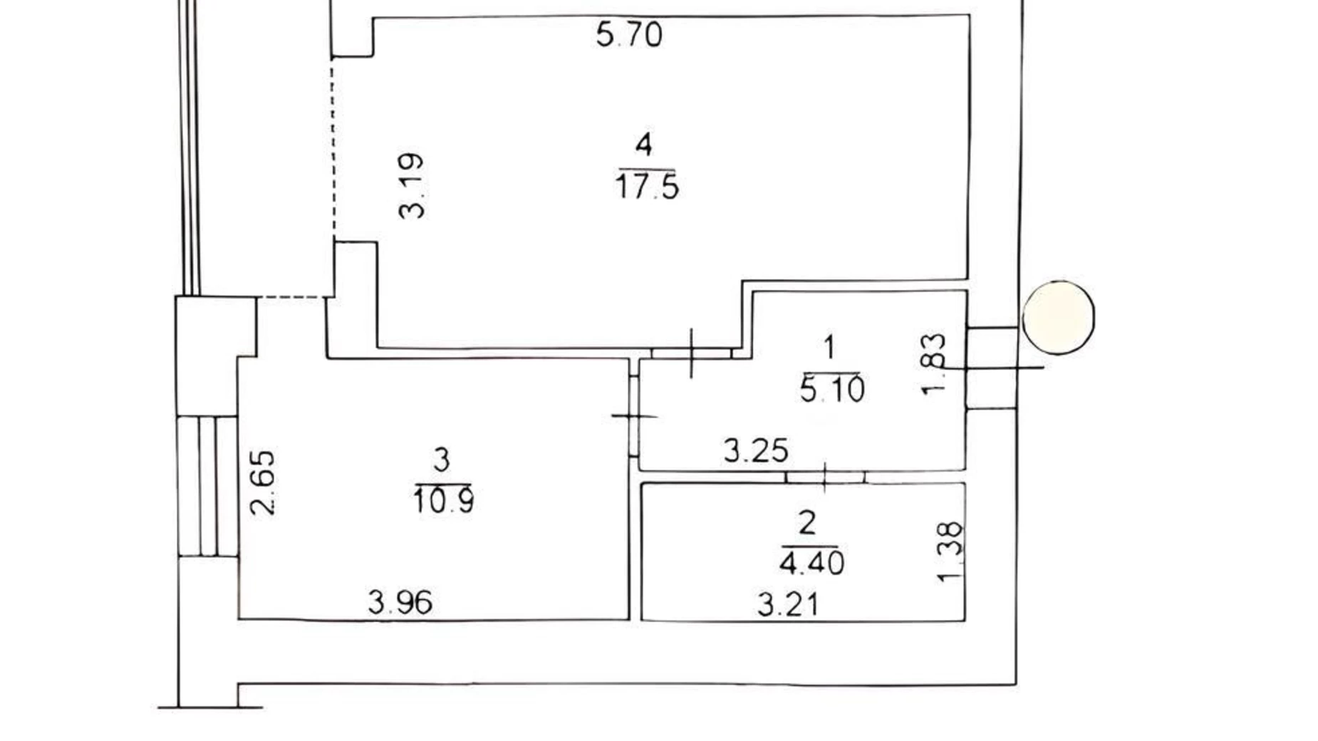 Продається 1-кімнатна квартира 43 кв. м у Бучі, пров. Тихого, 2