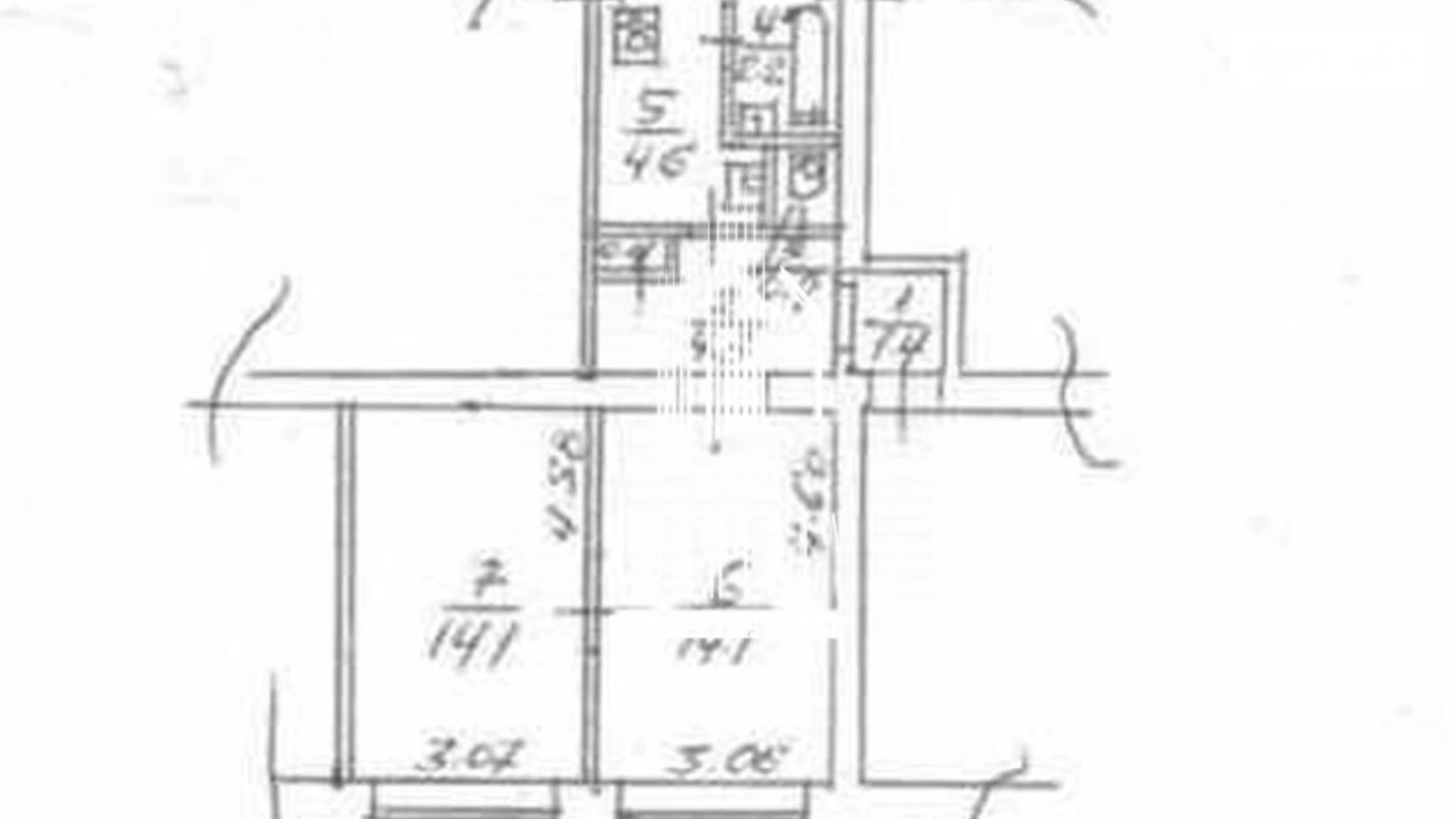 Продается 2-комнатная квартира 42 кв. м в Киеве, бул. Тараса Шевченко, 2