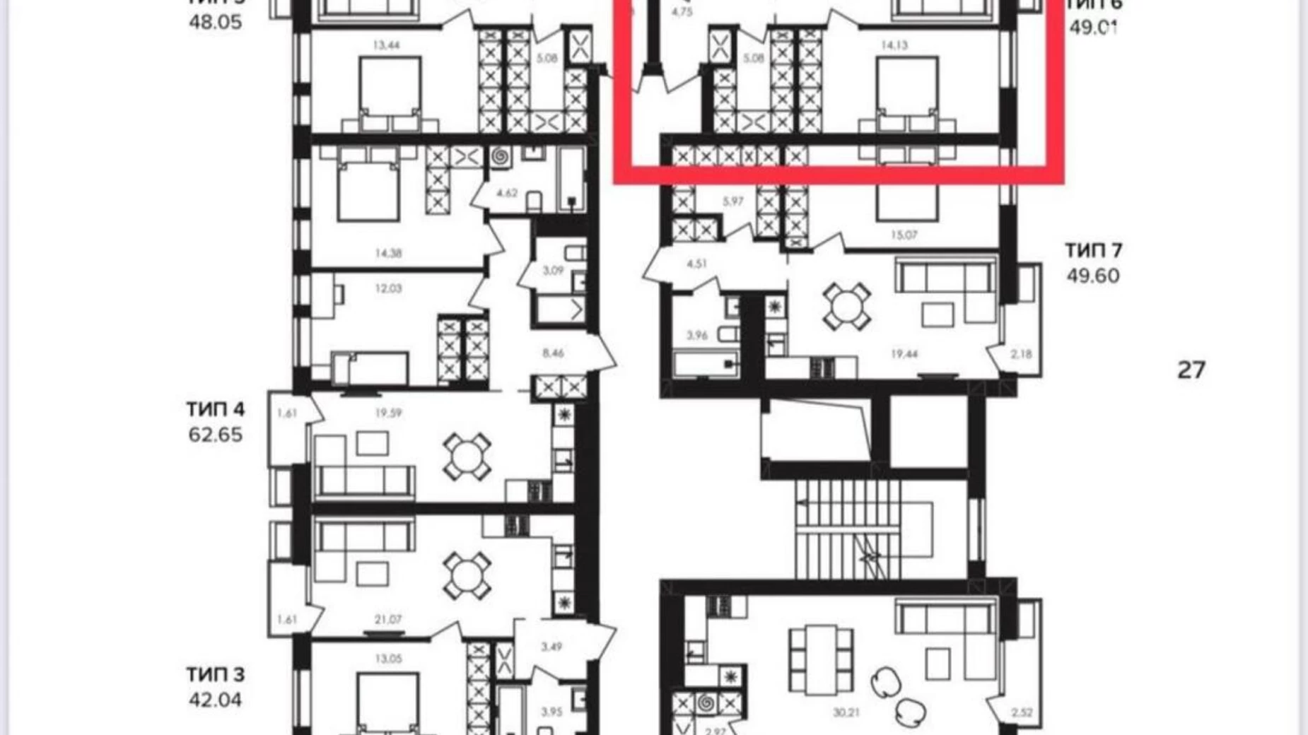 Продается 1-комнатная квартира 79 кв. м в Львове, ул. Замарстиновская - фото 4