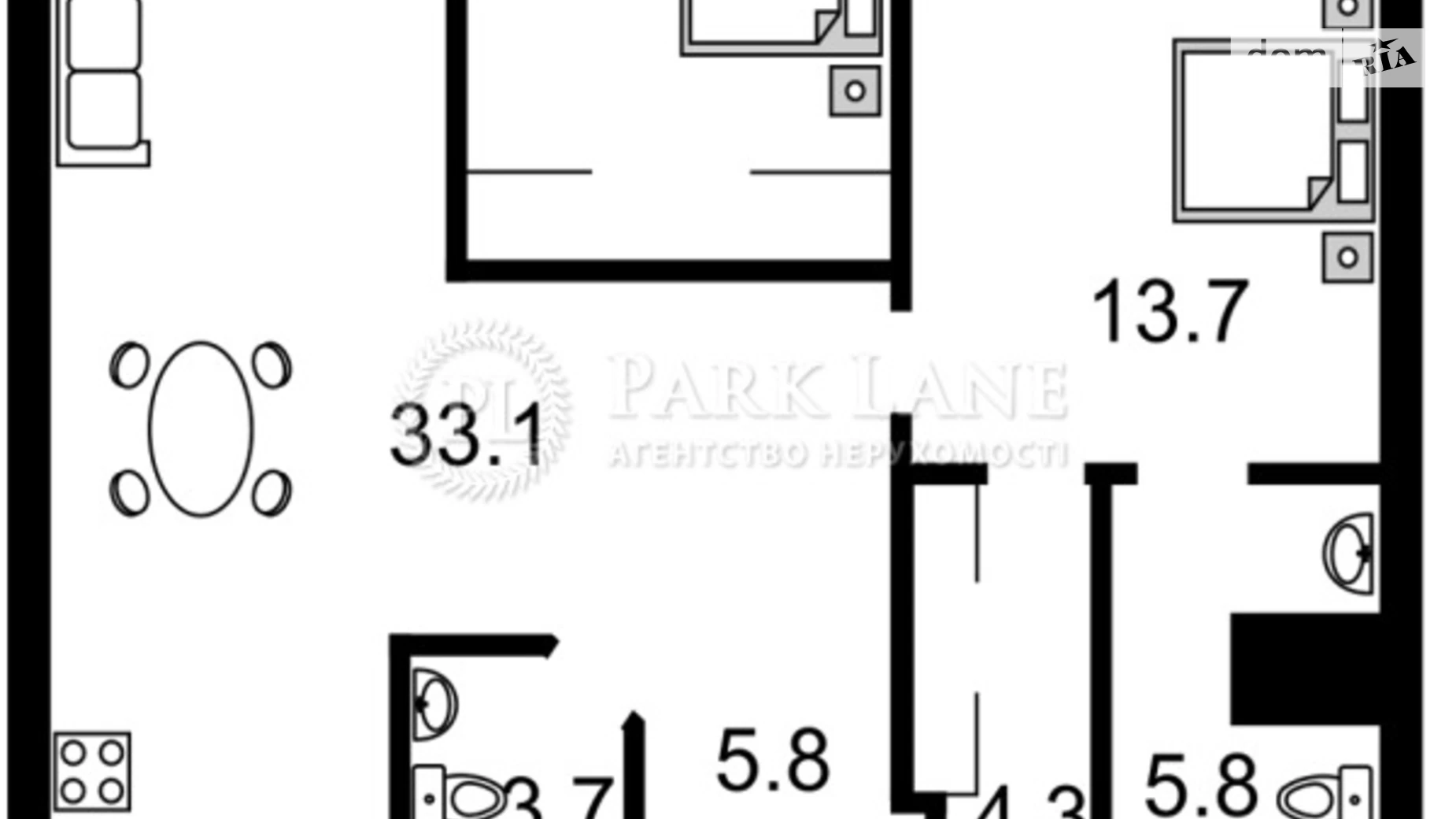 Продается 3-комнатная квартира 80 кв. м в Киеве, ул. Антоновича(Горького), 109