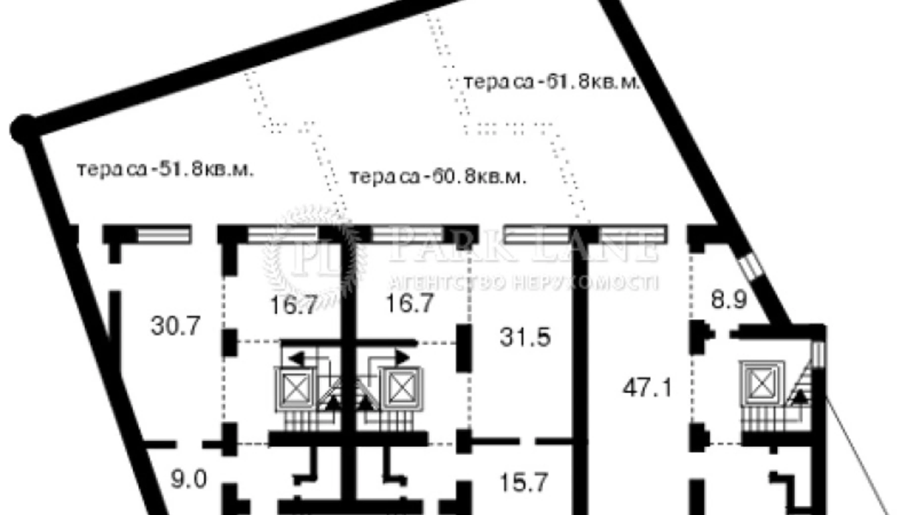 Продається 15-кімнатна квартира 1205.3 кв. м у Києві, вул. Редутна, 8