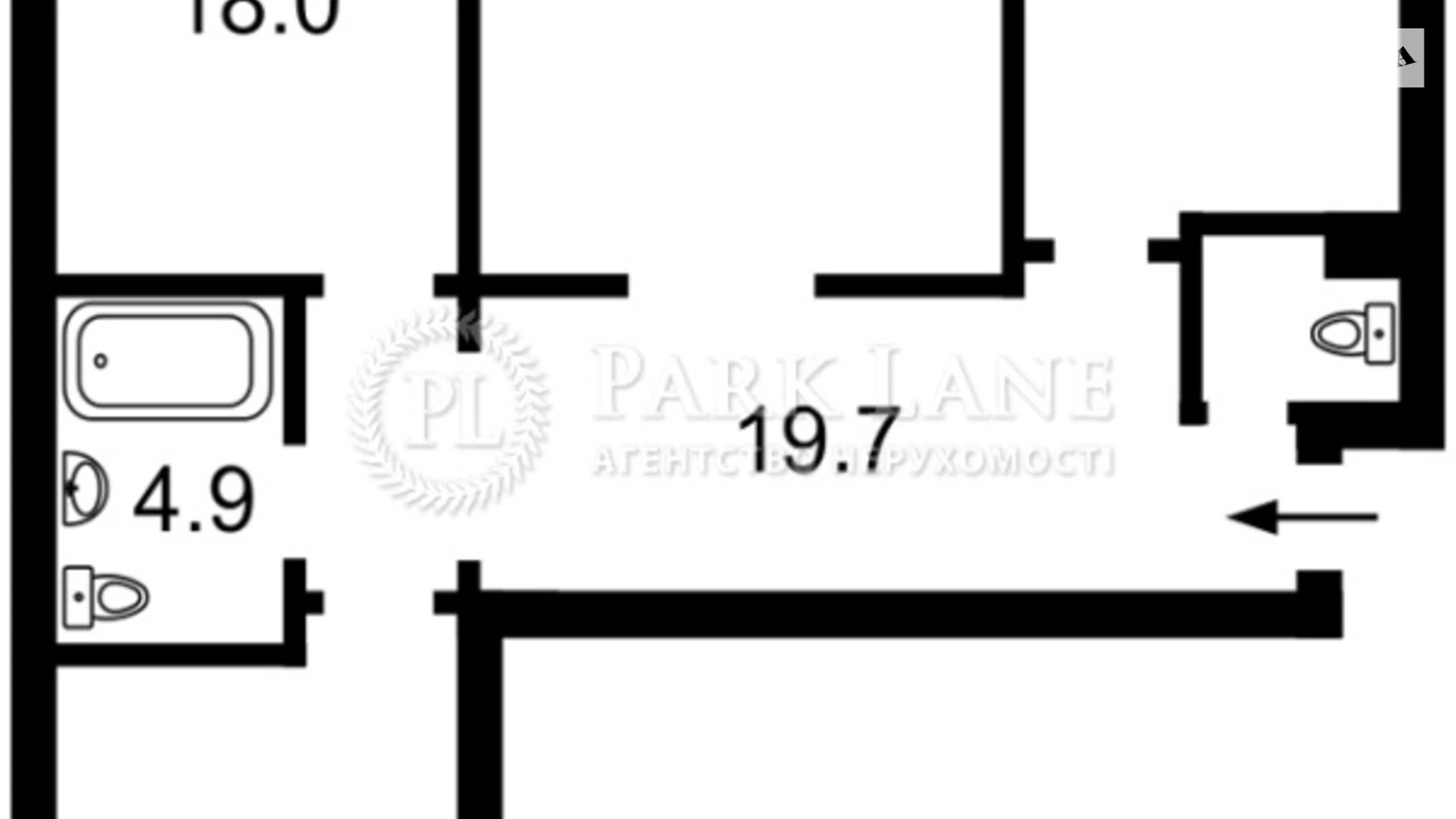 Продается 3-комнатная квартира 103 кв. м в Киеве, ул. Градинская, 11