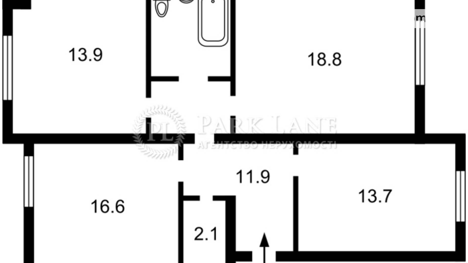 Продается 3-комнатная квартира 82 кв. м в Киеве, ул. Кожемяцкая