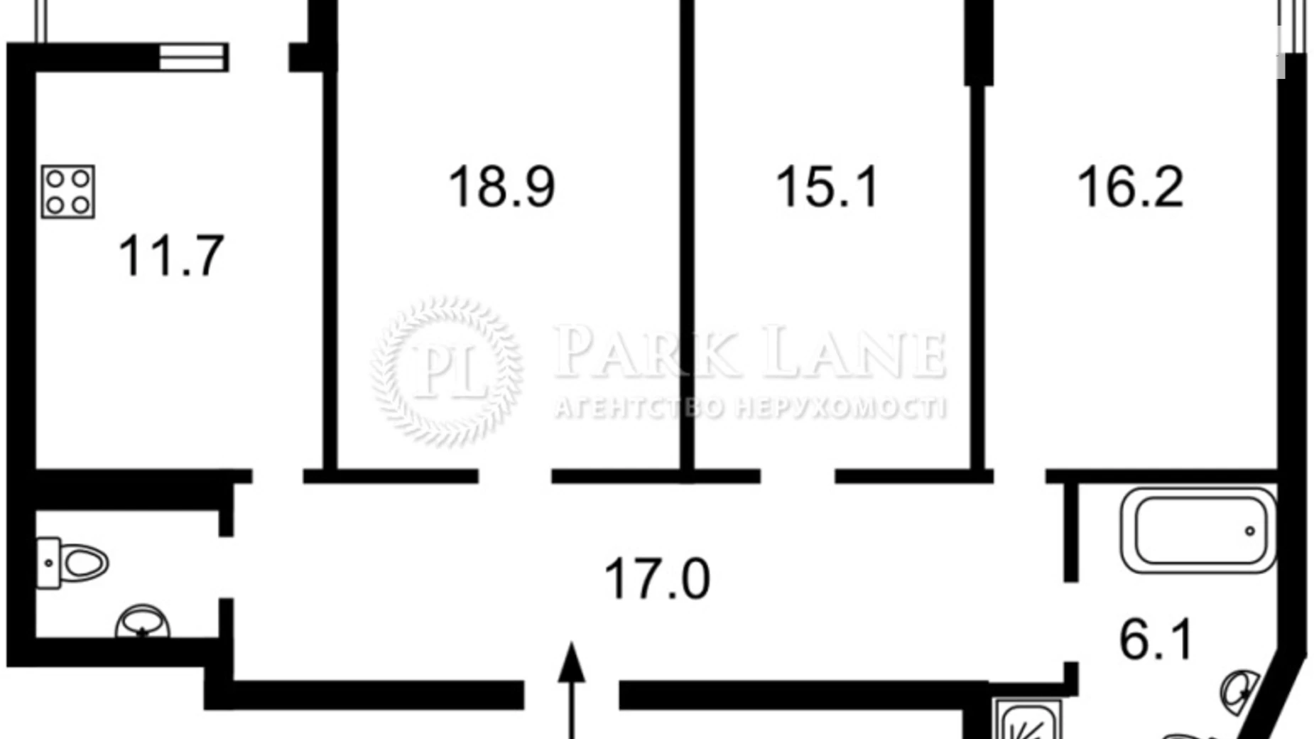 Продается 3-комнатная квартира 88 кв. м в Киеве, ул. Глубочицкая - фото 5