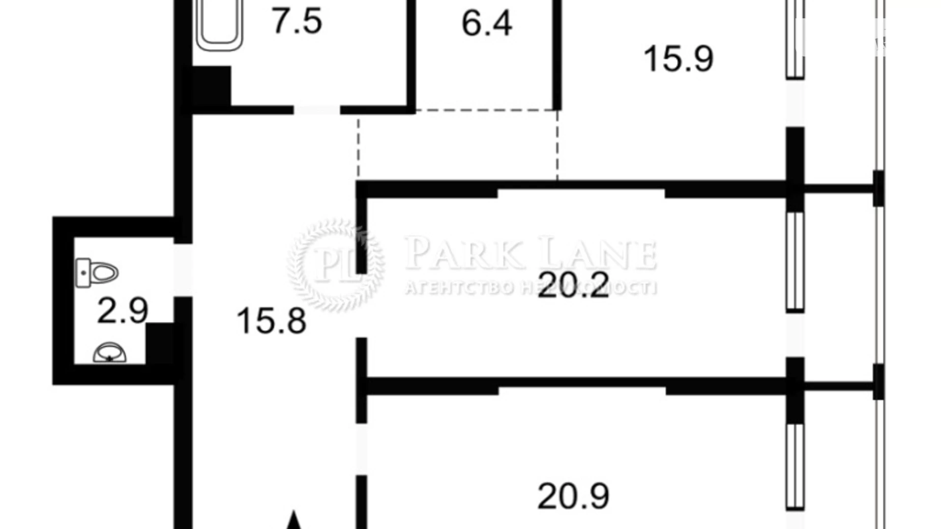 Продается 3-комнатная квартира 104 кв. м в Киеве, ул. Ревуцкого, 9