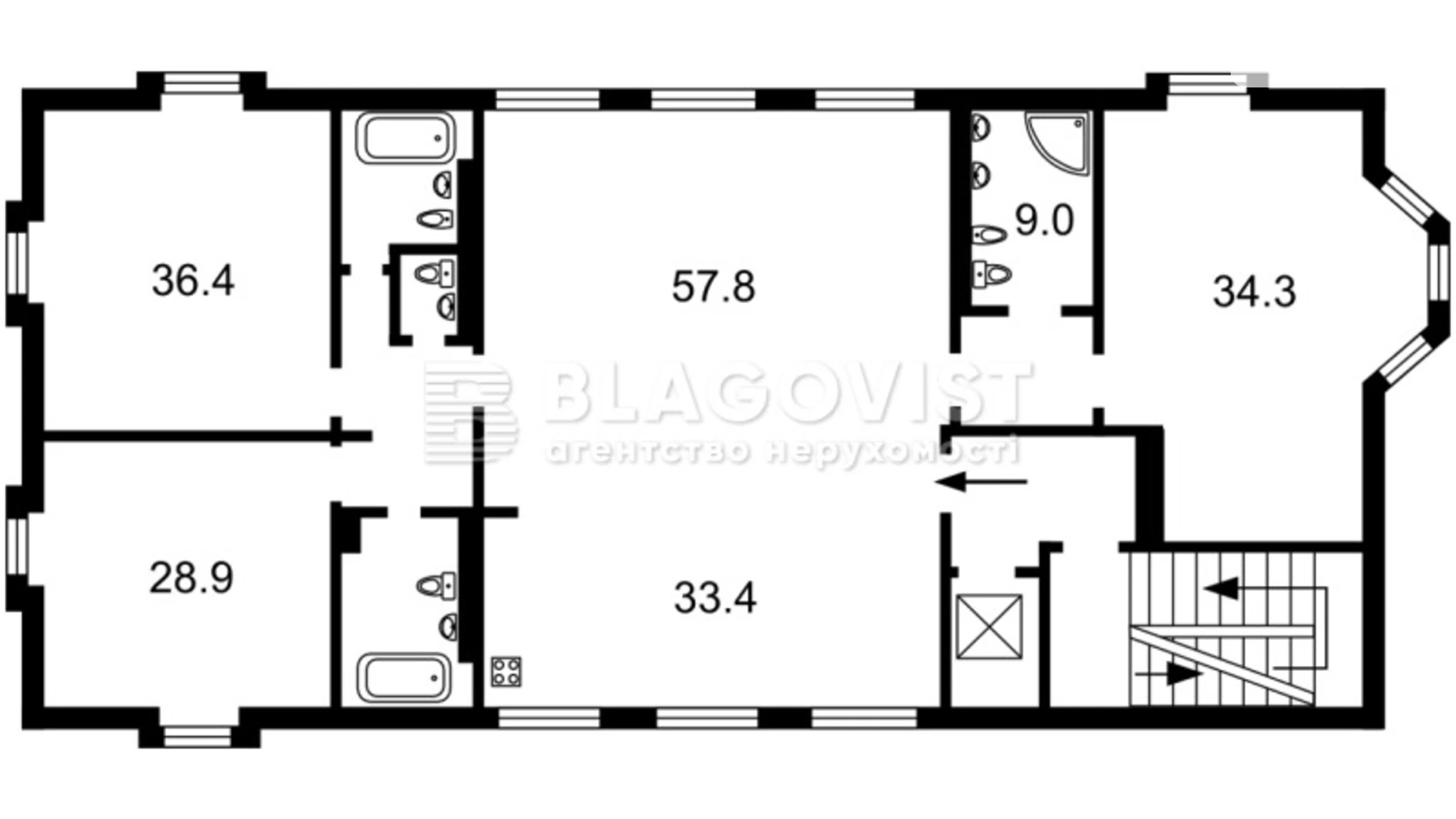 Продається 4-кімнатна квартира 262 кв. м у Києві, узвіз Андріївський, 32