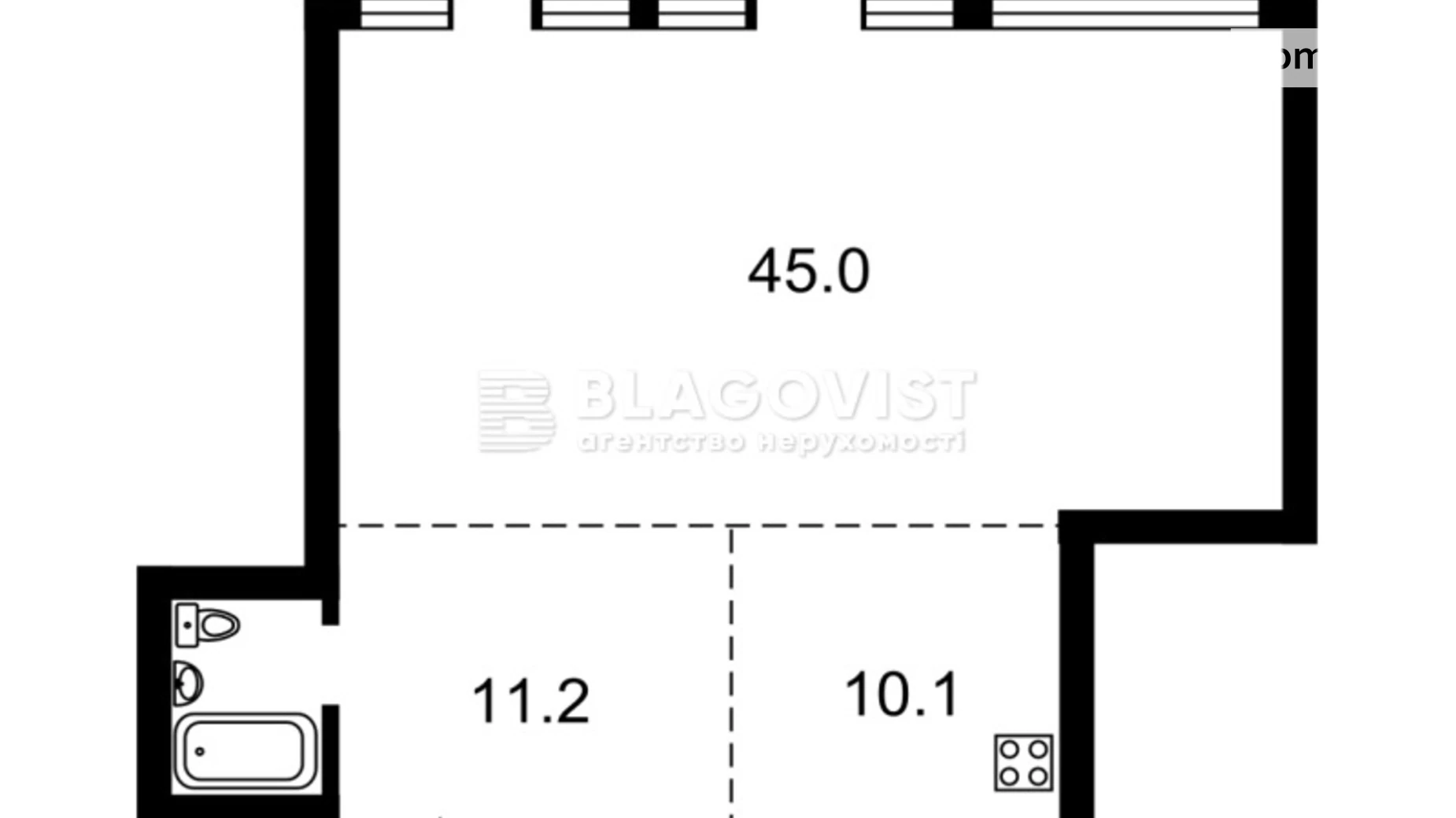 Продается 2-комнатная квартира 71.5 кв. м в Киеве, ул. Малая Житомирская, 16