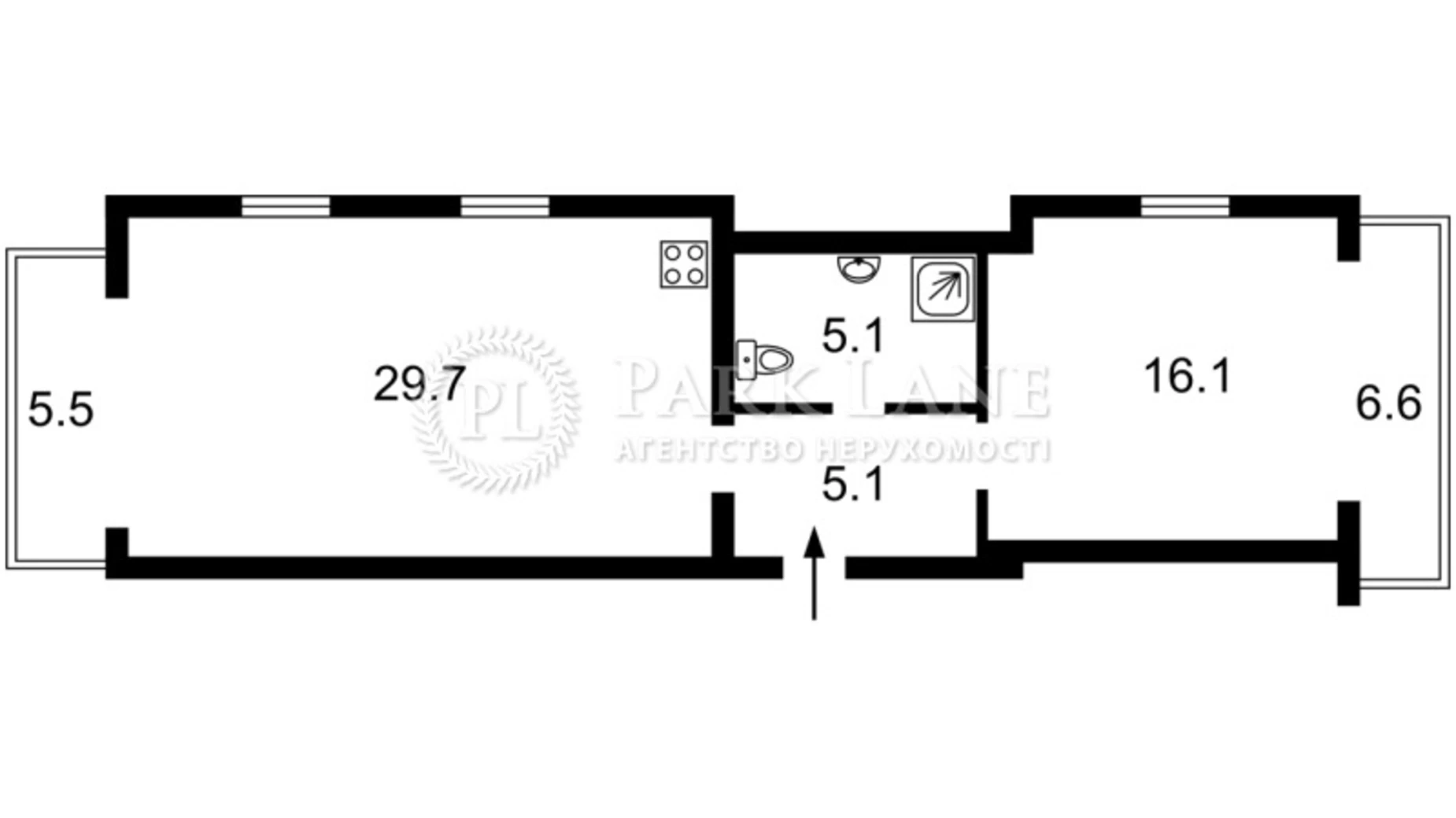 Продается 2-комнатная квартира 68 кв. м в Киеве, ул. Институтская - фото 5