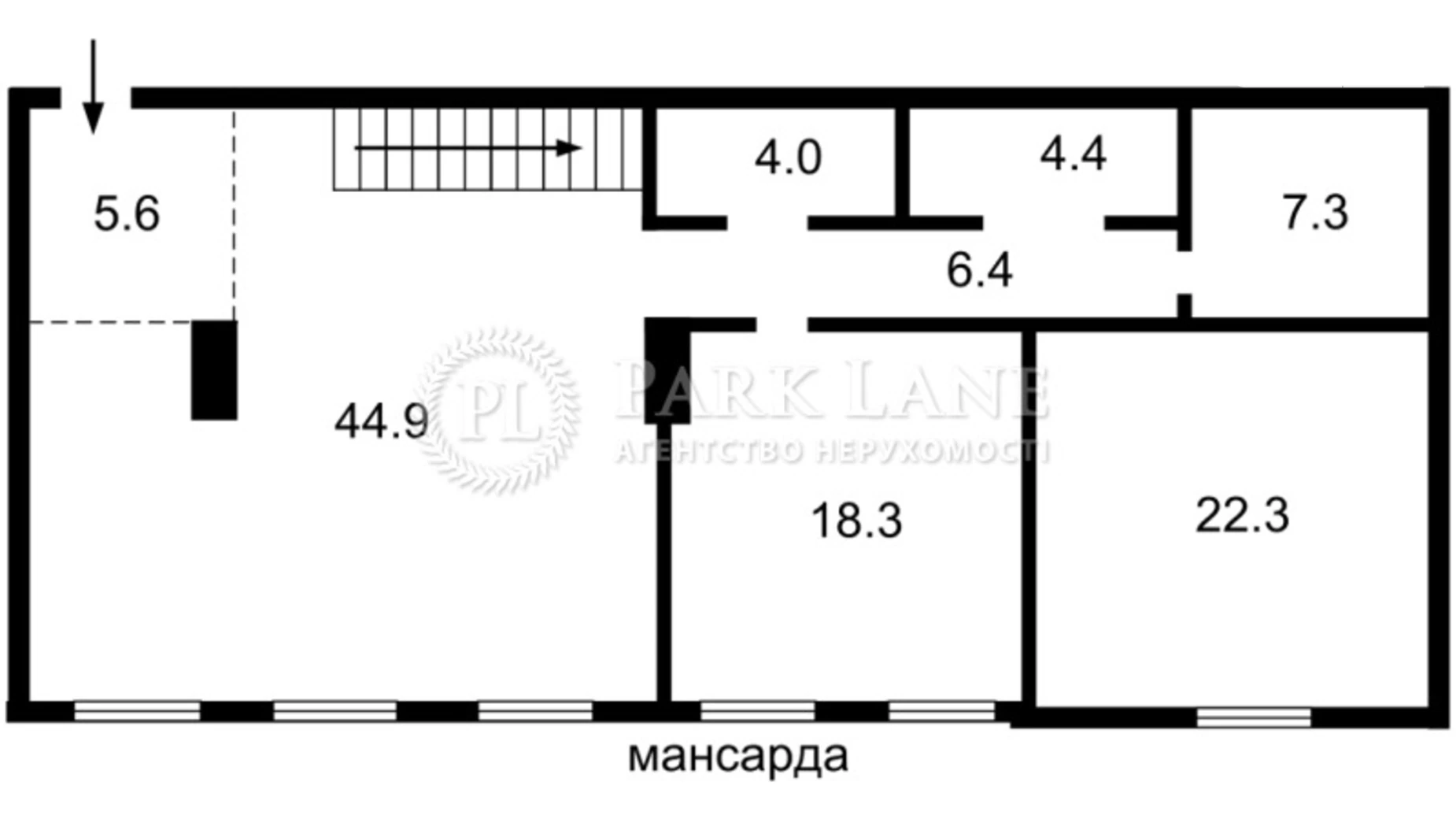 Продається 3-кімнатна квартира 150.6 кв. м у Києві, вул. Інститутська
