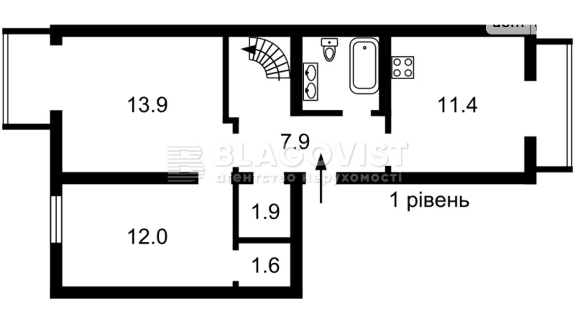 Продается 4-комнатная квартира 124 кв. м в Киеве, пер. Крепостной, 4