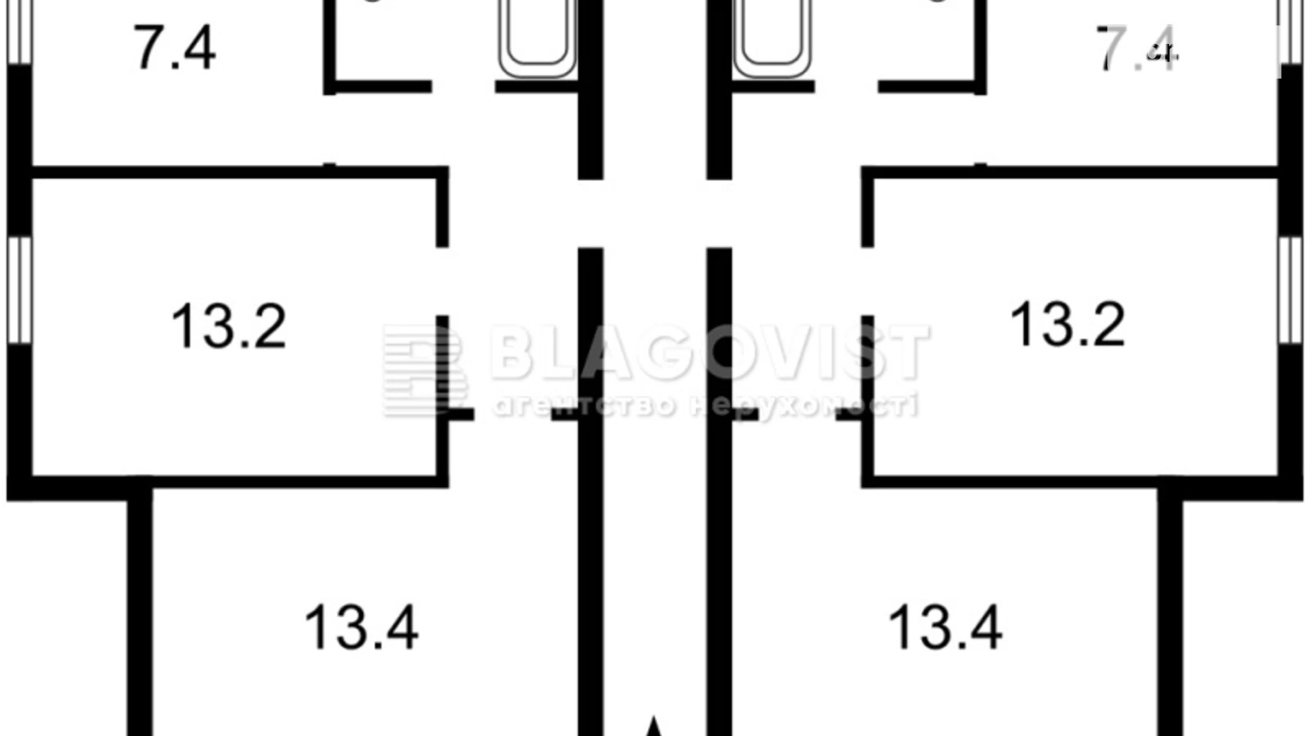 Продается 4-комнатная квартира 100.1 кв. м в Киеве, ул. Менделеева, 12 - фото 5