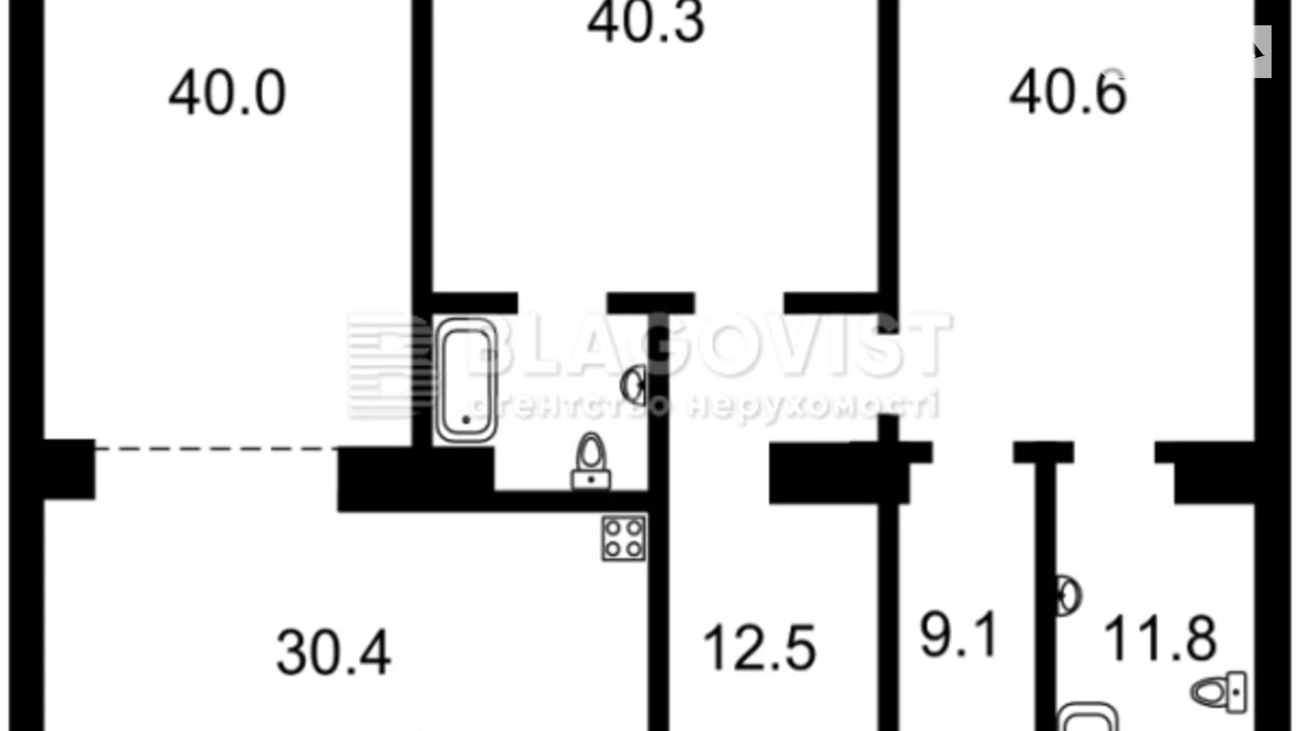 Продается 3-комнатная квартира 221.9 кв. м в Киеве, пер. Болсуновский(Мичурина), 56/2 - фото 3