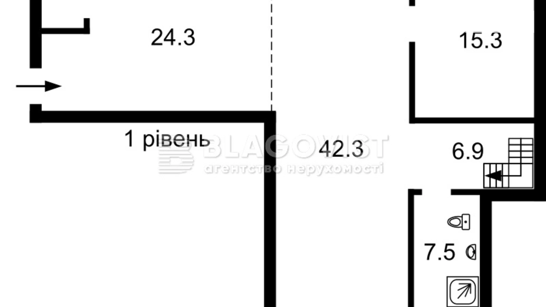 Продається 5-кімнатна квартира 182 кв. м у Києві, вул. Саксаганського, 60А