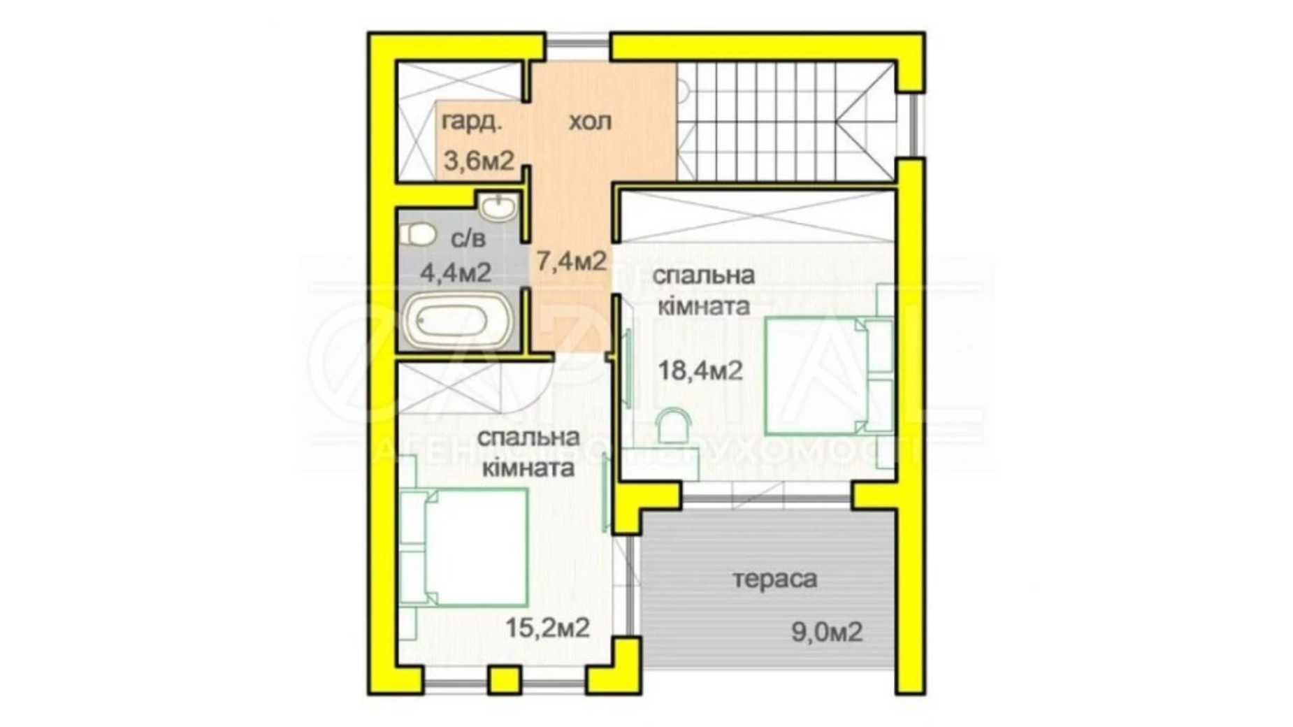 Продается дом на 2 этажа 116 кв. м с мебелью, цена: 100000 $ - фото 5