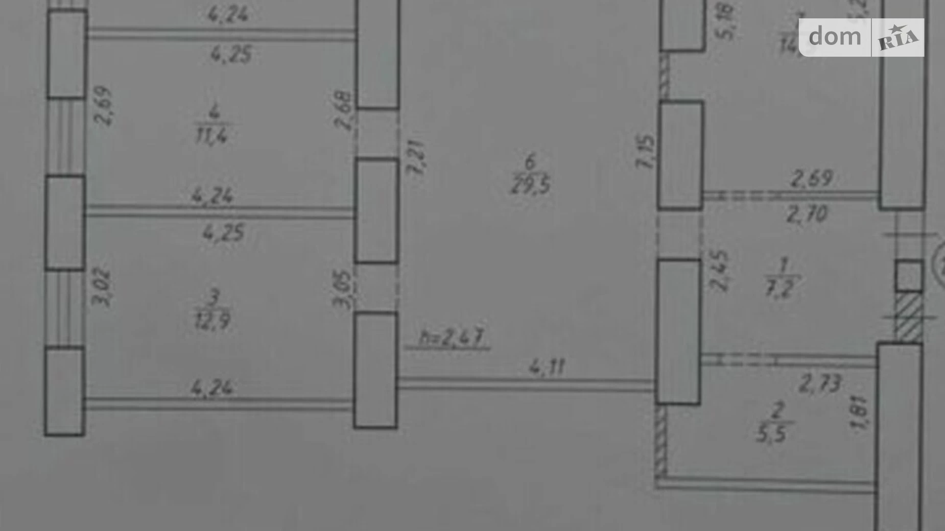 Продается 4-комнатная квартира 95 кв. м в Сумах