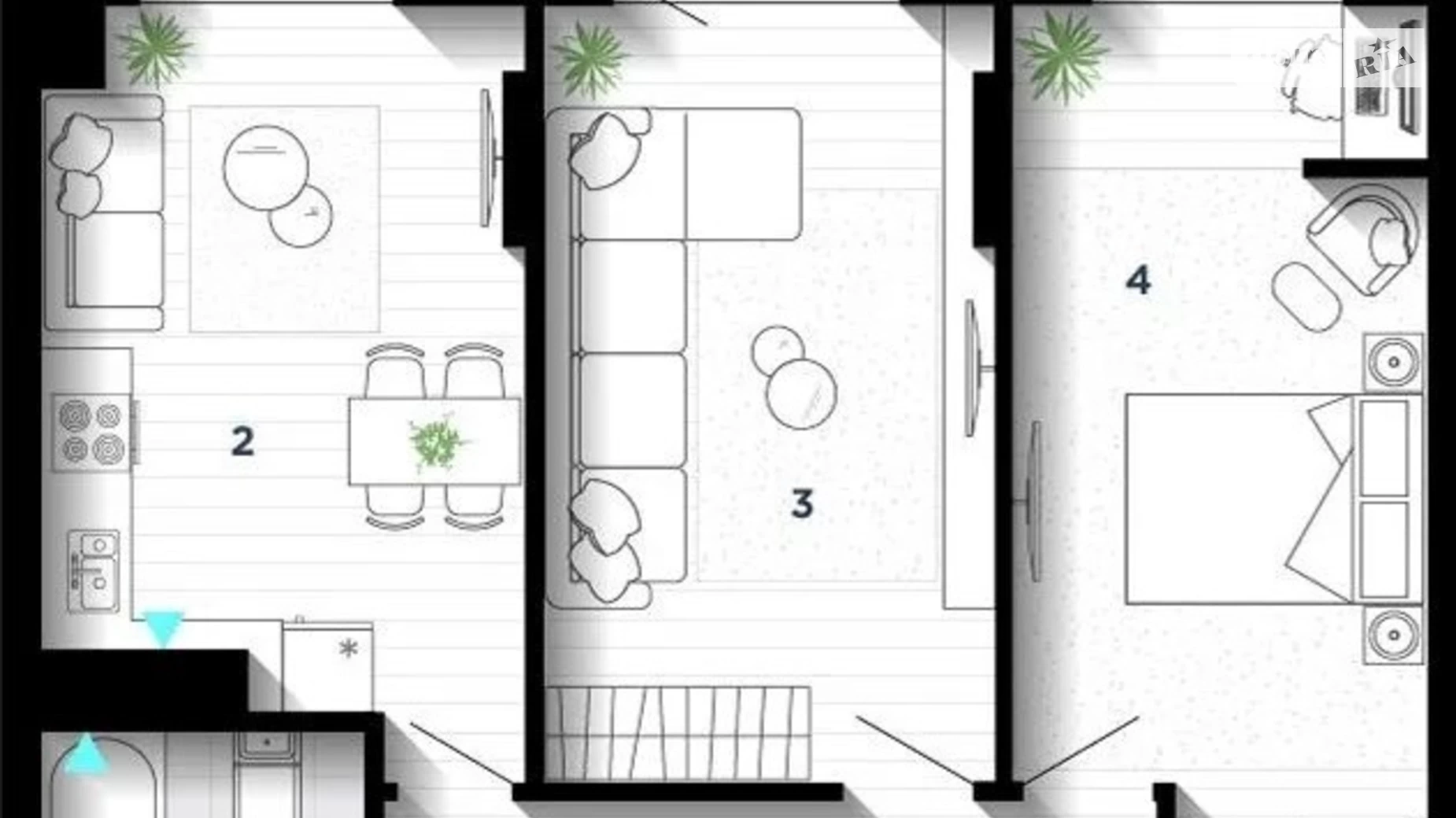 Продается 2-комнатная квартира 68 кв. м в Ивано-Франковске, ул. Флотская