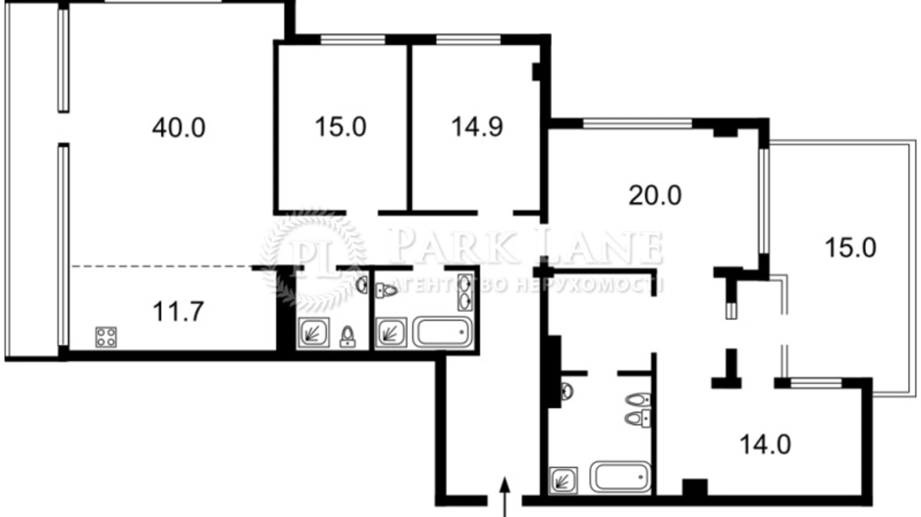 Продается 5-комнатная квартира 199 кв. м в Киеве, ул. Садово-Ботаническая(Тимирязевская), 46 - фото 4