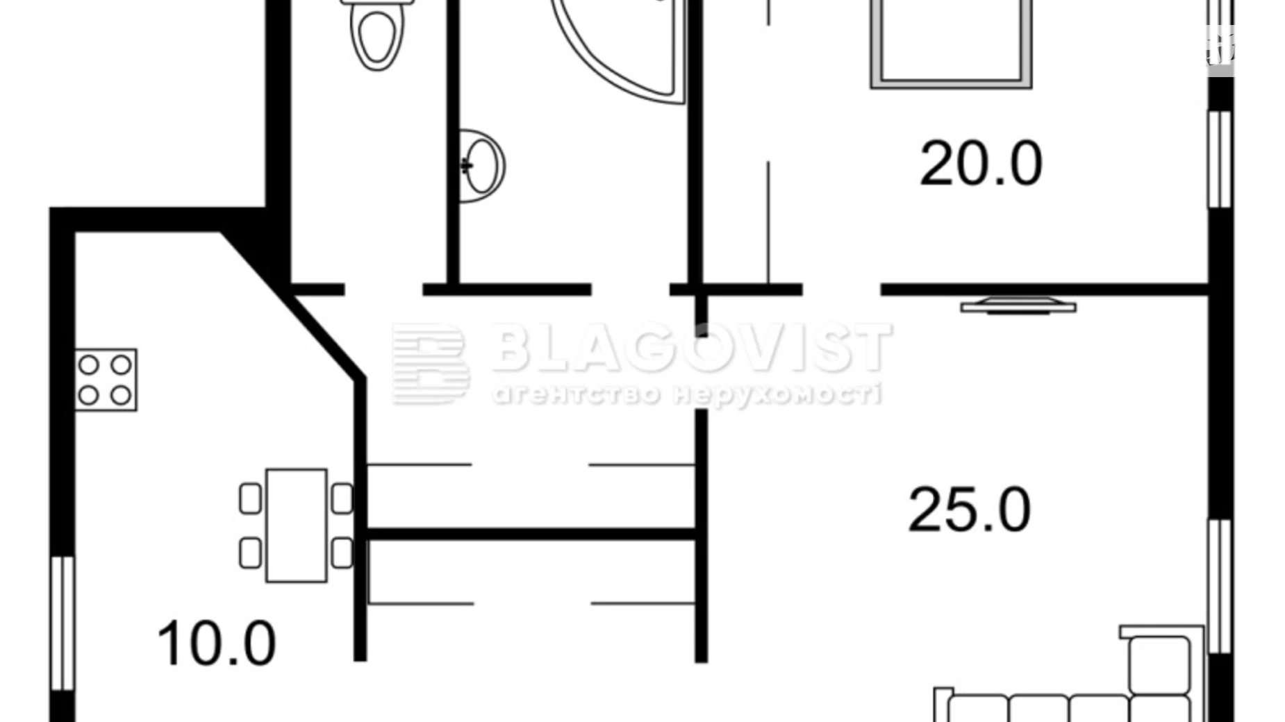 Продается 2-комнатная квартира 63 кв. м в Киеве, пл. Лукьяновская, 63