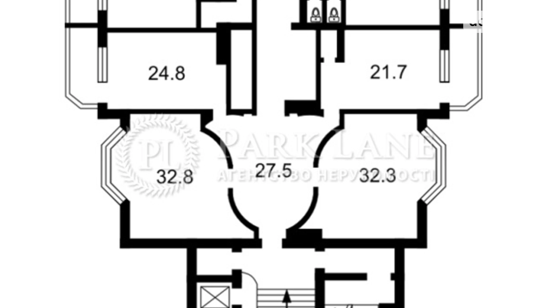 Продается 8-комнатная квартира 425 кв. м в Киеве, ул. Павловская, 18