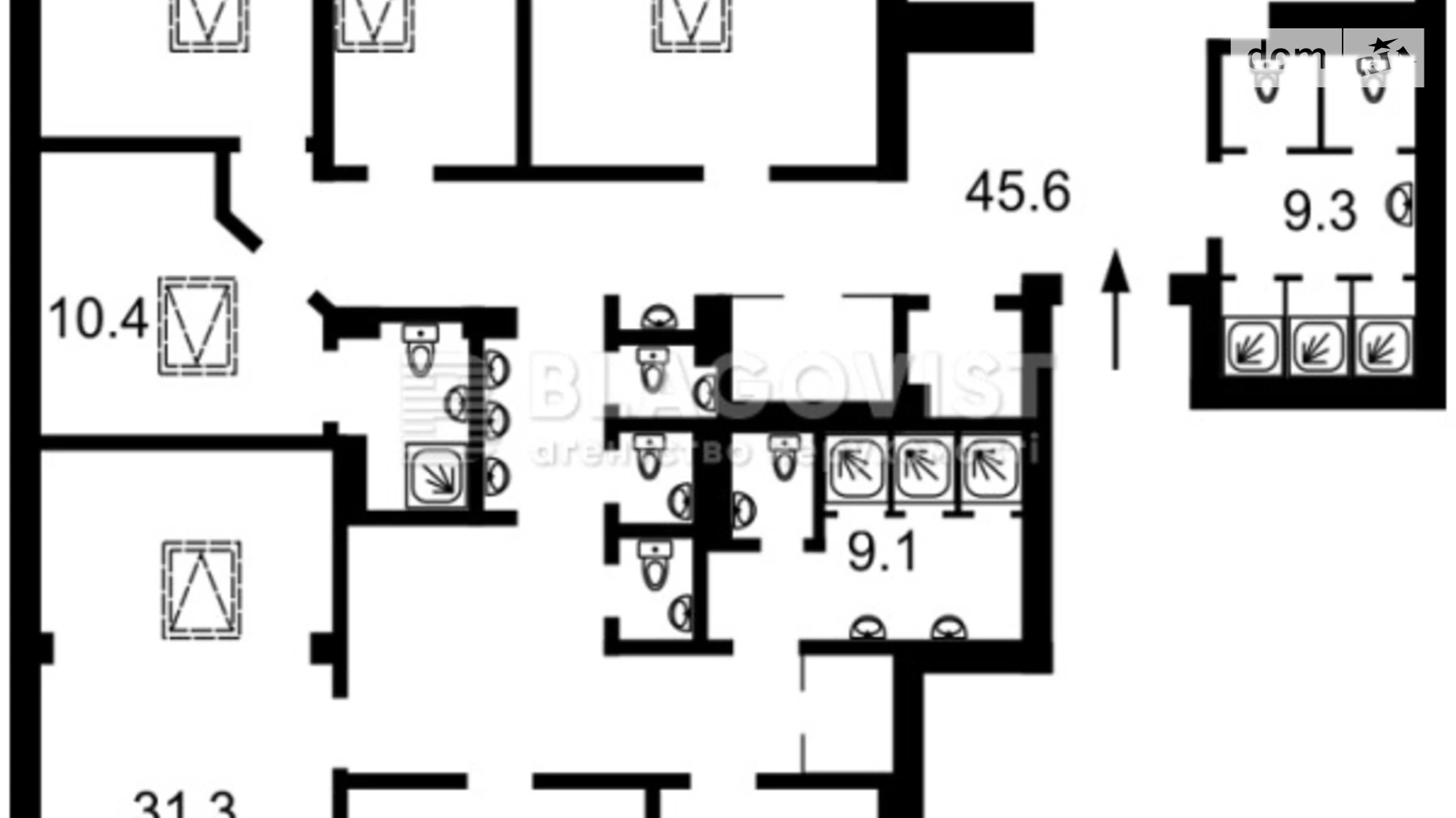 Продается 7-комнатная квартира 225 кв. м в Киеве, ул. Щекавицкая, 30/39 - фото 2