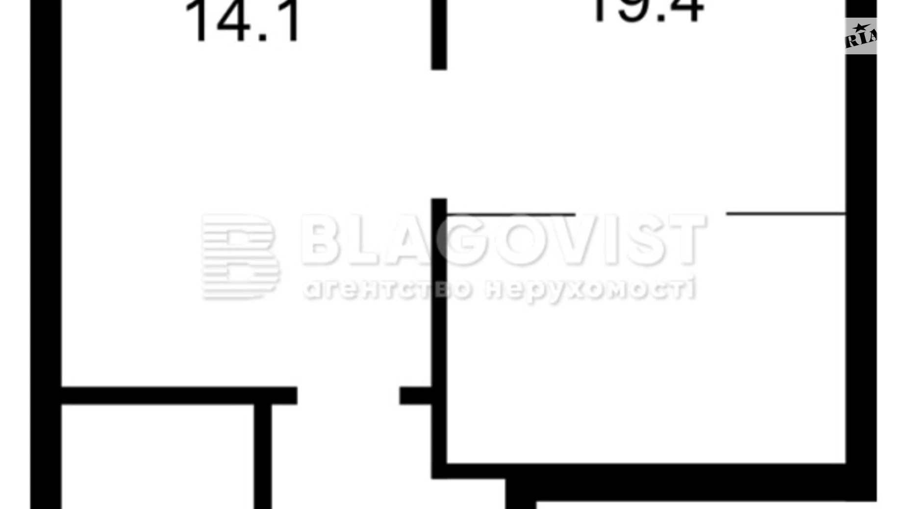 Продается 1-комнатная квартира 44 кв. м в Киеве, ул. Жилянская, 68