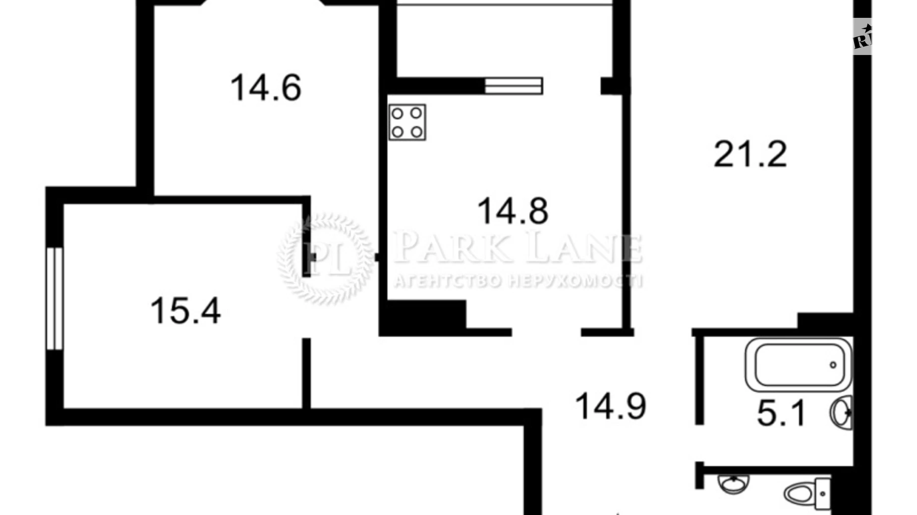 Продается 3-комнатная квартира 90.4 кв. м в Киеве, ул. Радунская, 2/18 - фото 5