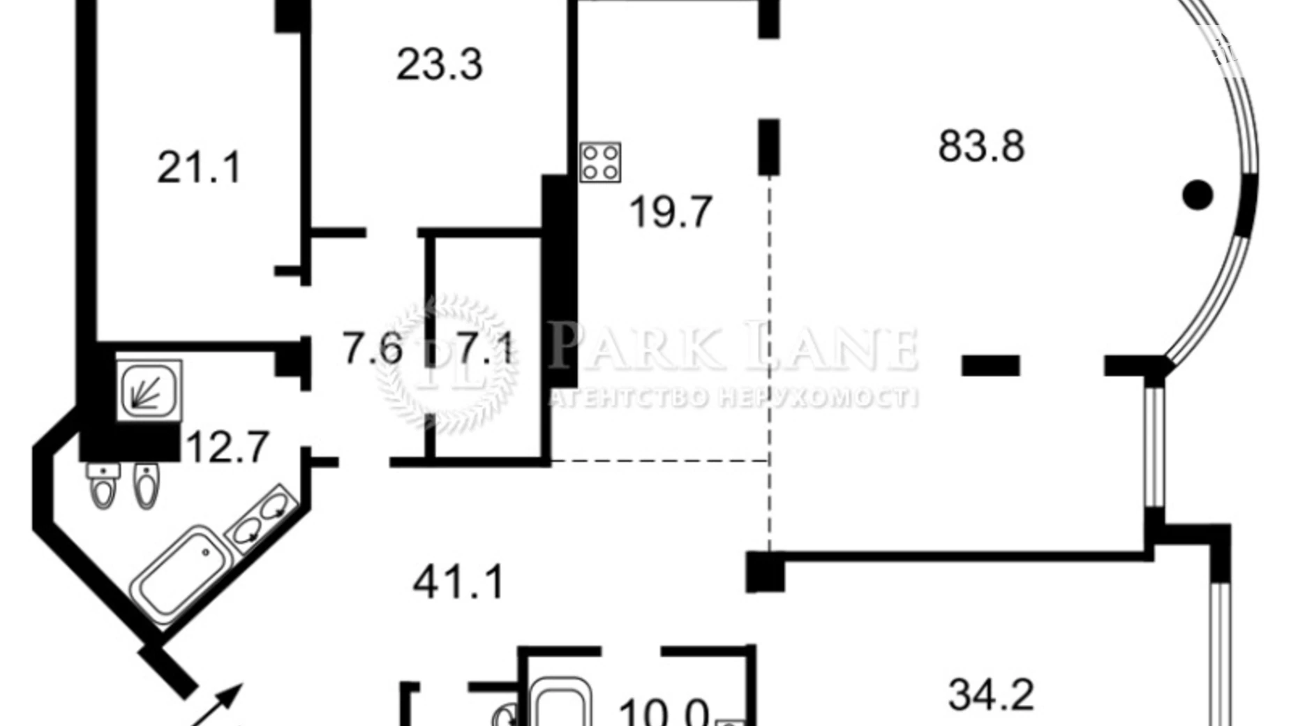 Продается 5-комнатная квартира 264 кв. м в Киеве, ул. Ивана Мазепы