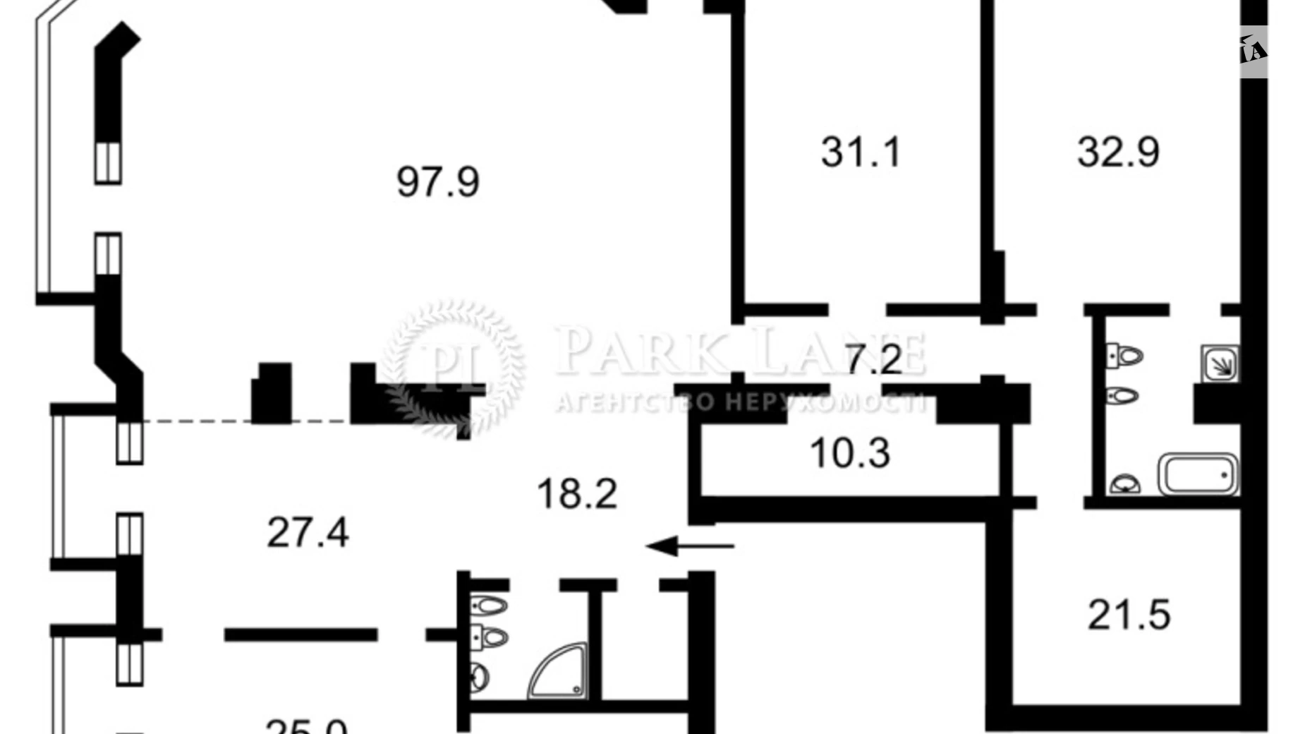 Продается 5-комнатная квартира 301 кв. м в Киеве, пер. Болсуновский(Мичурина), 56/2 - фото 4