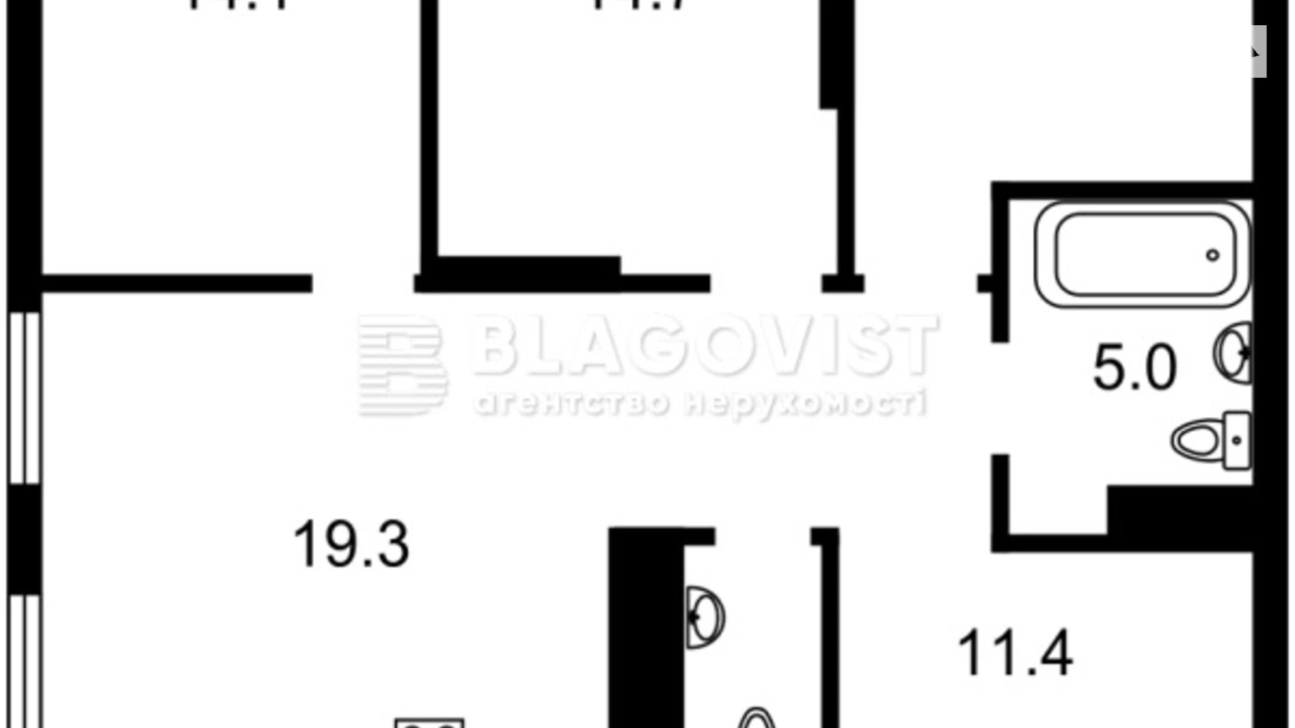 Продается 3-комнатная квартира 85.3 кв. м в Киеве, ул. Виктора Некрасова(Северо-Сырецкая), 8 - фото 5