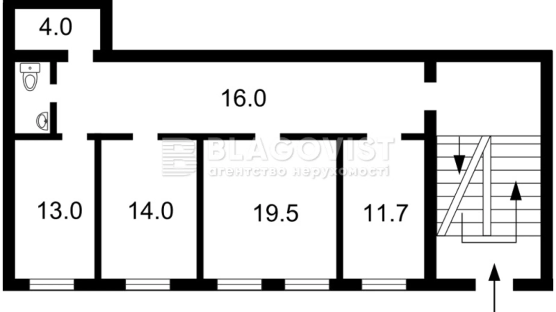 Продается 8-комнатная квартира 172 кв. м в Киеве, ул. Бассейная