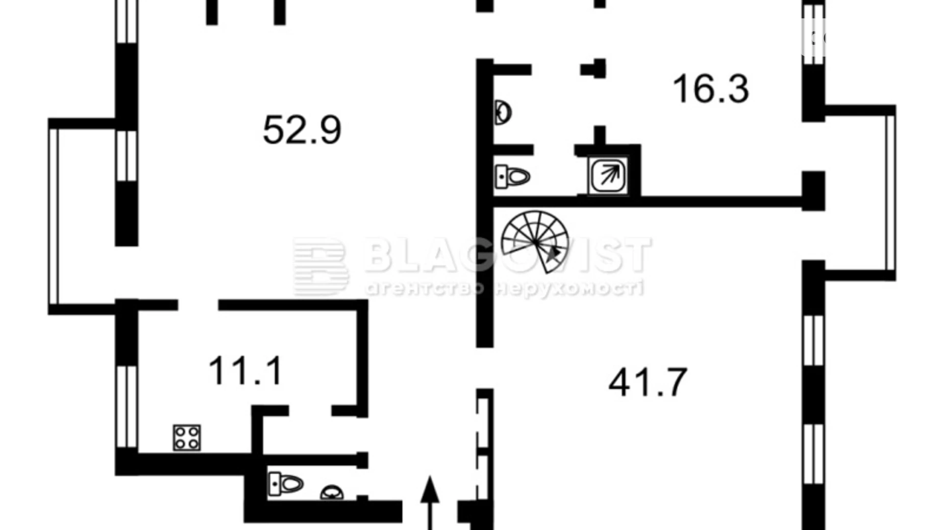 Продается 5-комнатная квартира 263.2 кв. м в Киеве, пер. Музейный, 8 - фото 2