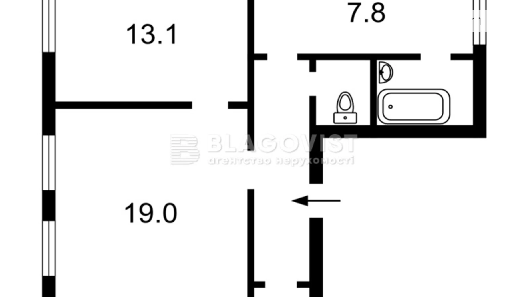 Продается 2-комнатная квартира 52 кв. м в Киеве, пл. Софиевская, 8 - фото 4