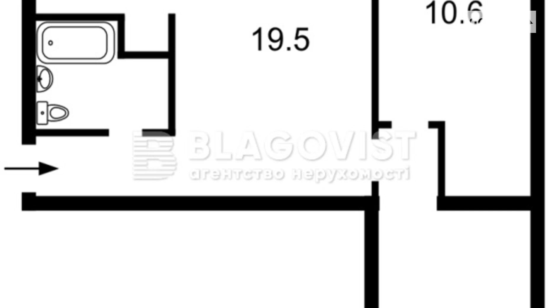 Продается 3-комнатная квартира 62 кв. м в Киеве, ул. Белорусская, 15 - фото 3