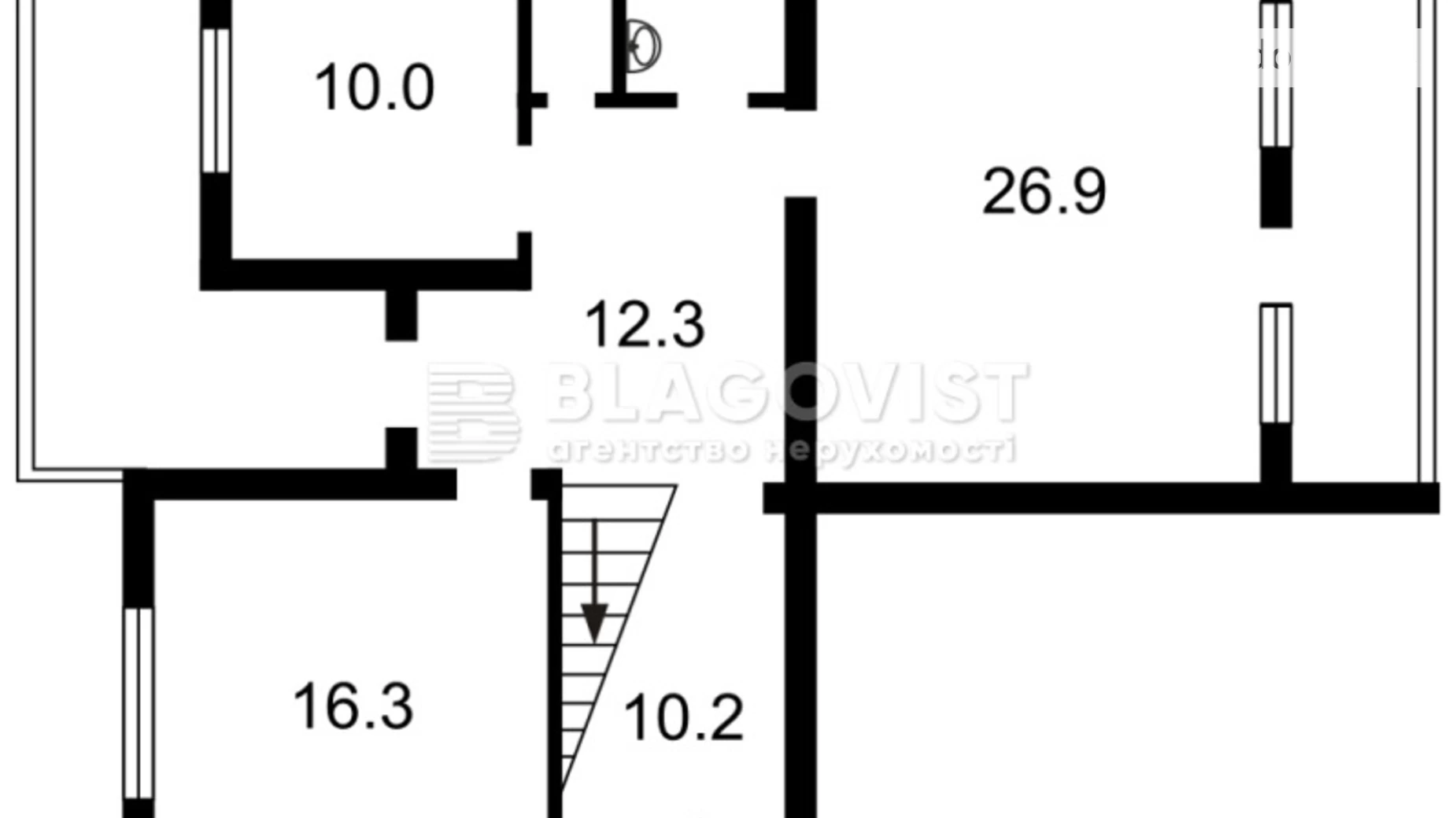 Продается 4-комнатная квартира 171.6 кв. м в Киеве, ул. Борщаговская, 145 - фото 4