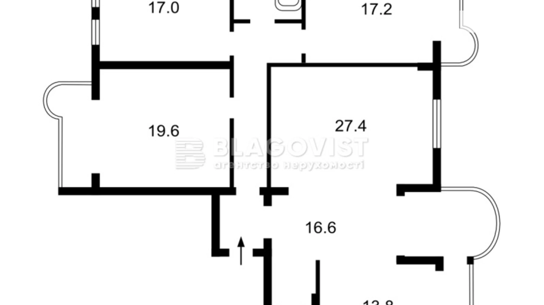 Продается 4-комнатная квартира 135 кв. м в Киеве, ул. Отдыха, 10