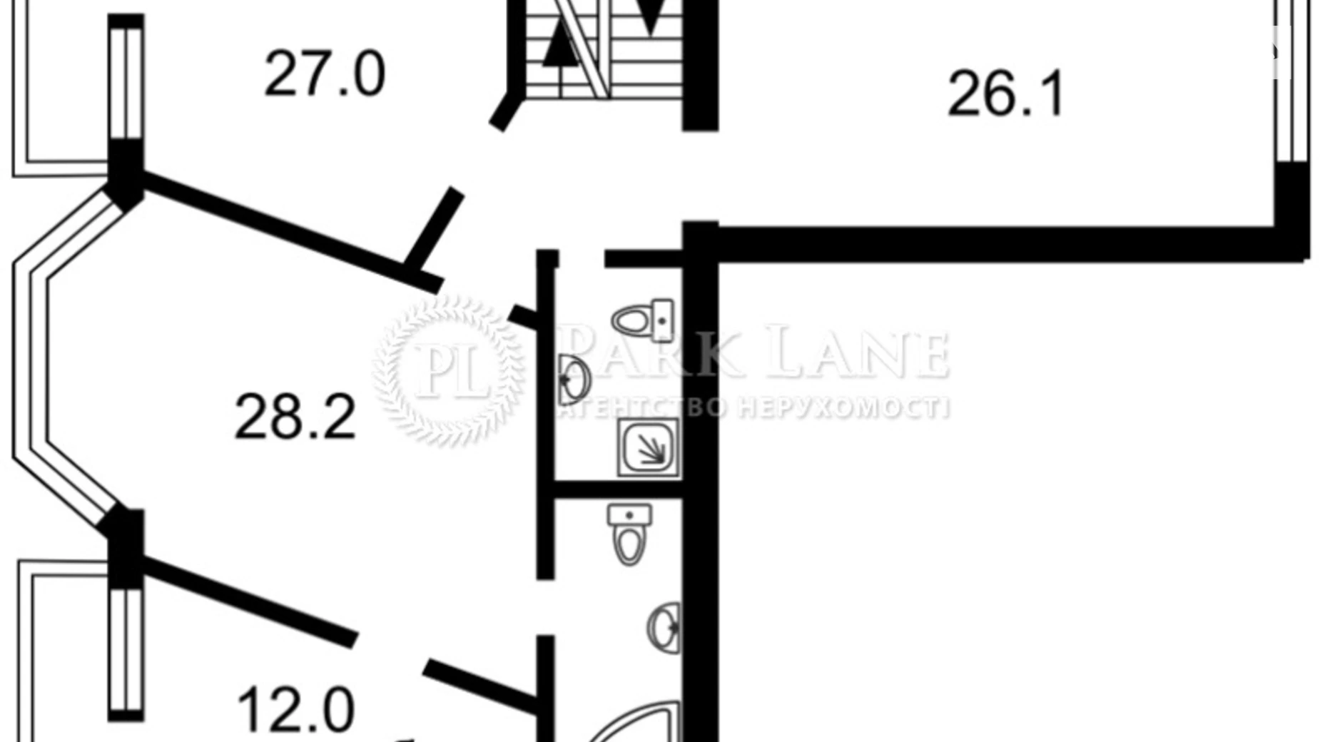 Продается 8-комнатная квартира 275 кв. м в Киеве, ул. Введенская, 29/58