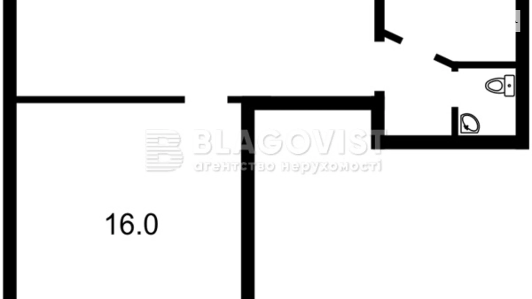 Продается 2-комнатная квартира 56 кв. м в Киеве, ул. Трехсвятительская, 3