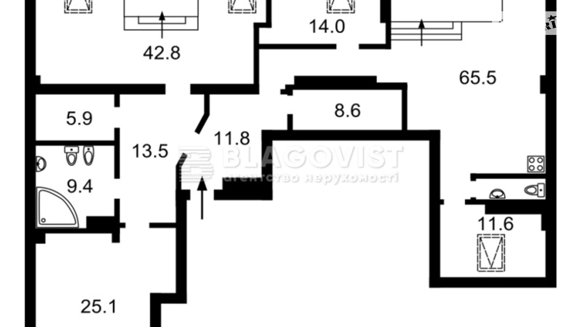 Продается 4-комнатная квартира 222 кв. м в Киеве, ул. Александра Конисского(Тургеневская), 46/11 - фото 5