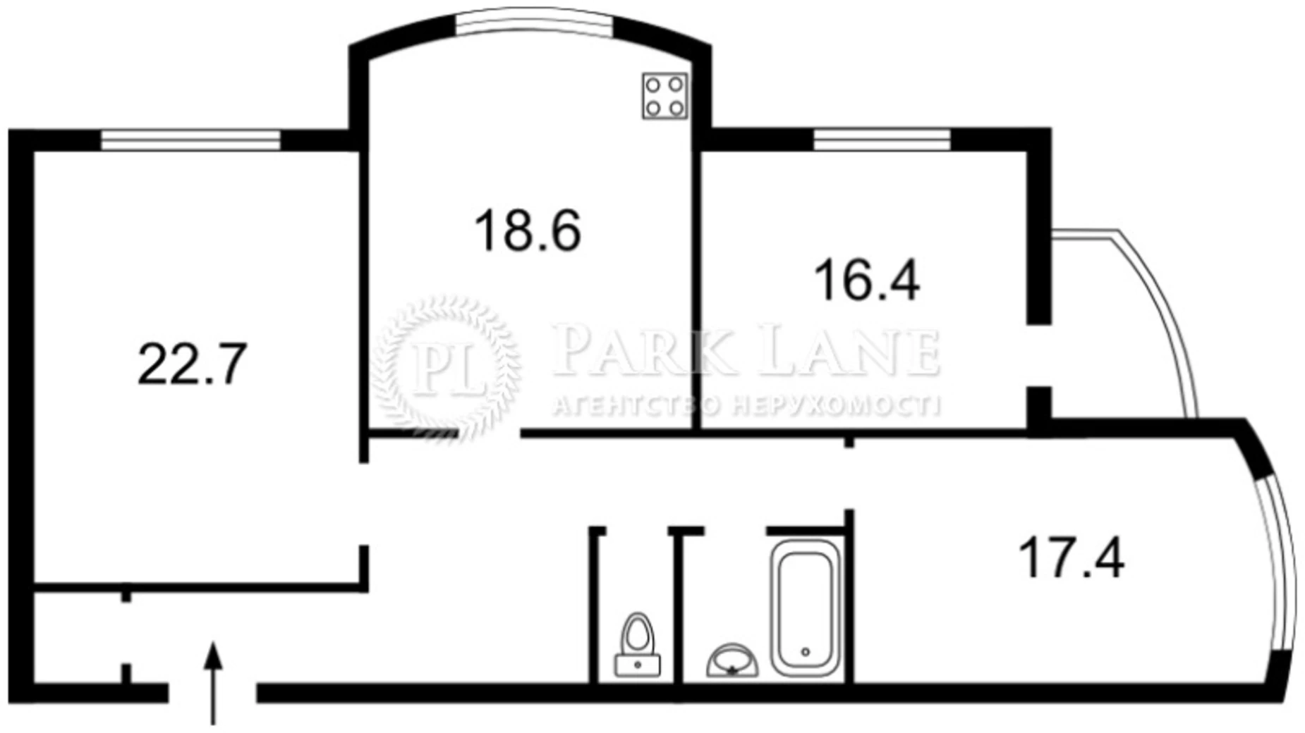 Продается 3-комнатная квартира 102.2 кв. м в Киеве, ул. Лобановского - фото 4