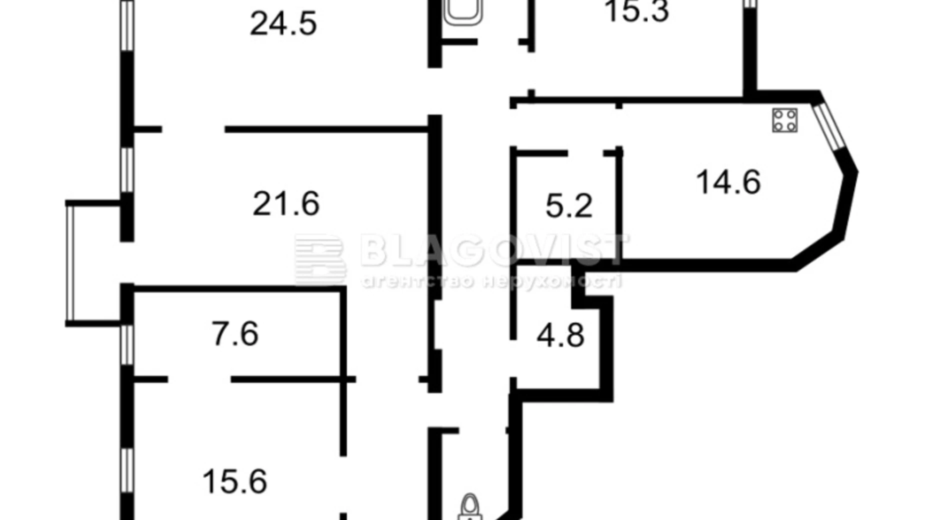 Продается 8-комнатная квартира 134 кв. м в Киеве, ул. Лютеранская, 28/19 - фото 4