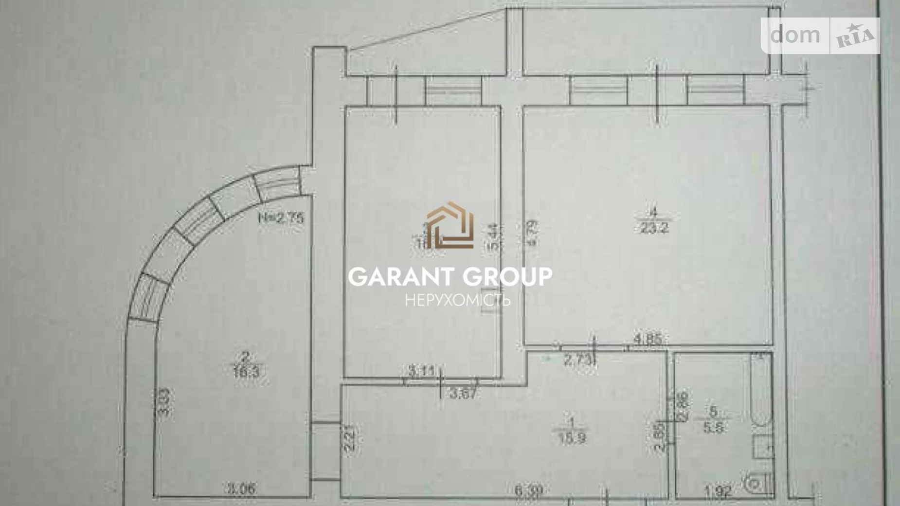 Продається 2-кімнатна квартира 82 кв. м у Одесі, вул. Косвена