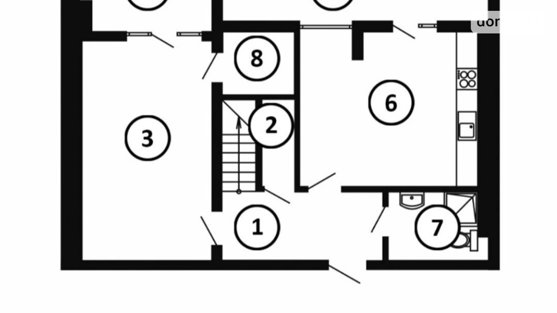 Продается 3-комнатная квартира 132.08 кв. м в Львове, ул. Стрыйская, 108