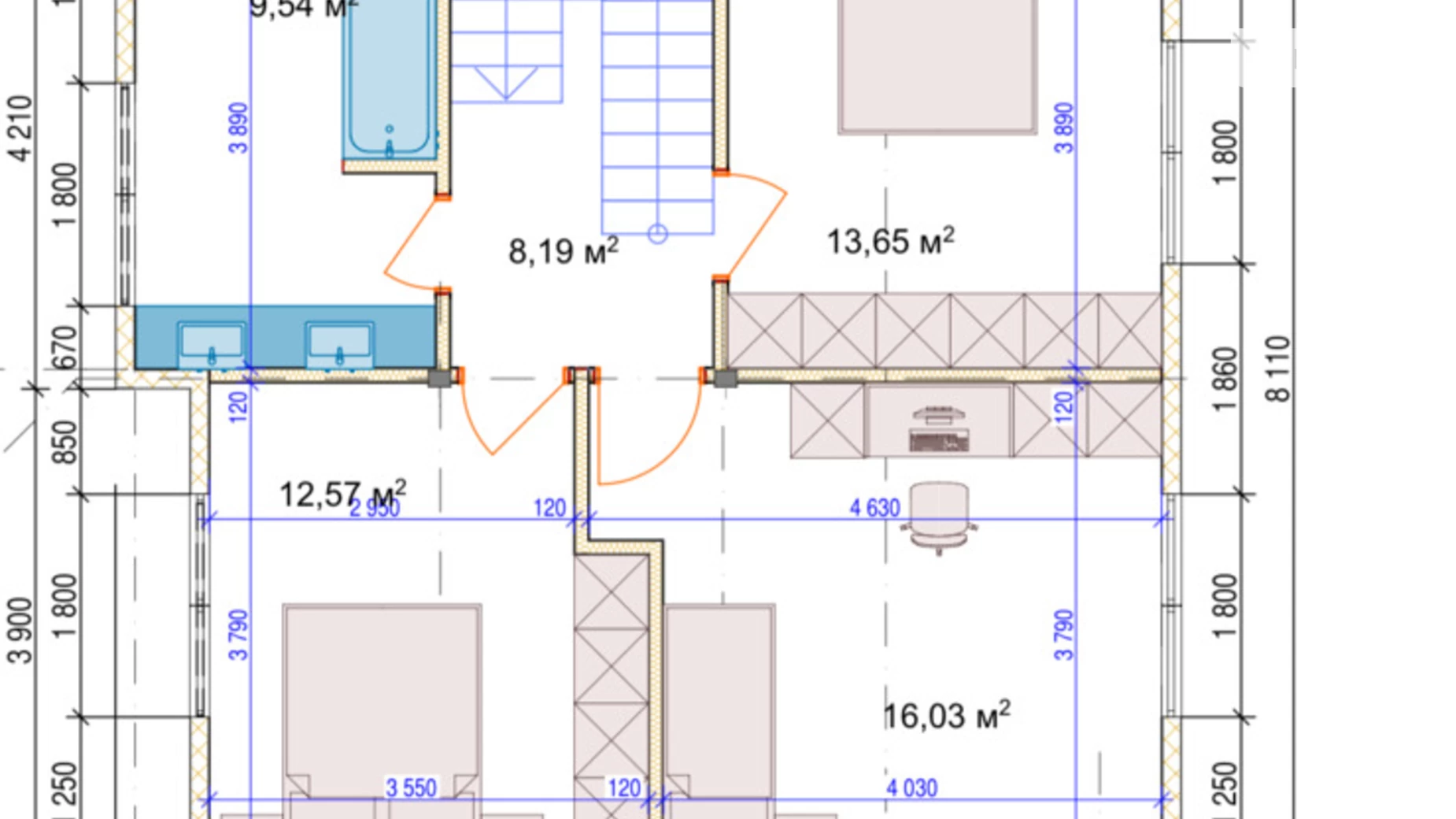 Продается дом на 2 этажа 125 кв. м с подвалом, цена: 165000 $ - фото 5